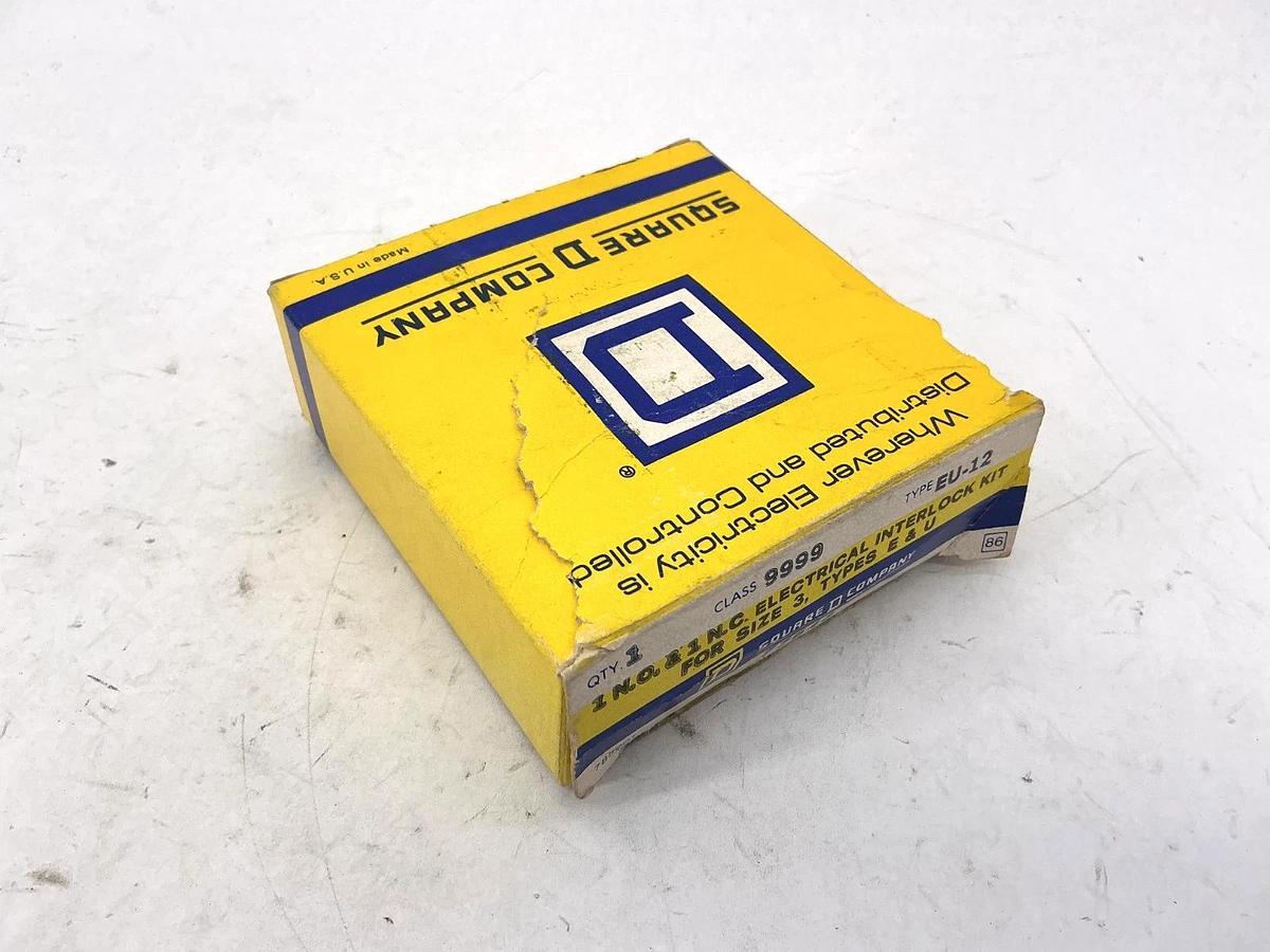 New Square D 9999EU-12 1NO&1NC Electrical Interlock Kit For Size 3, Types E & U