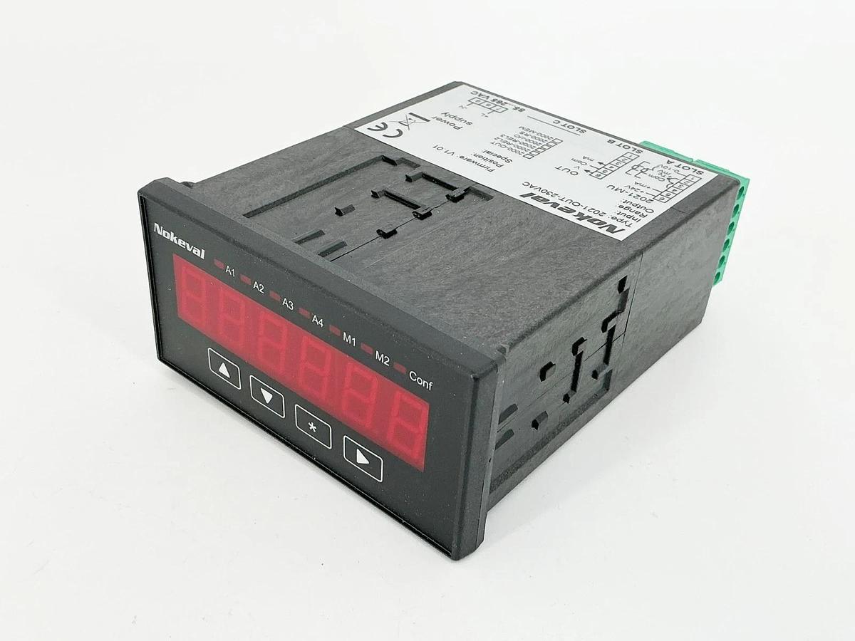 New Nokeval 2021-230V Panel Meter 85-250VAC Model 2021 - No Box