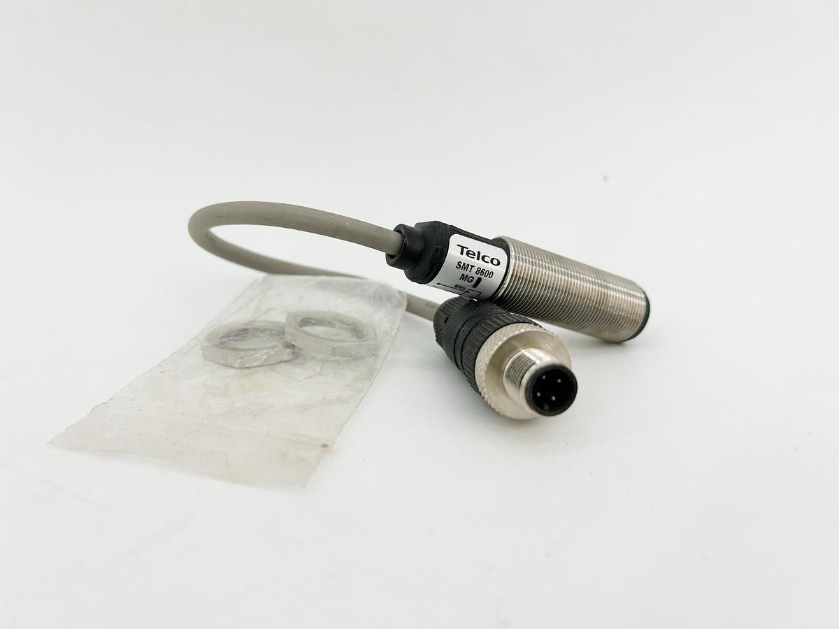Used Telco SMT 8600 MG Proximity Sensor 20-250V 6.6" Cable