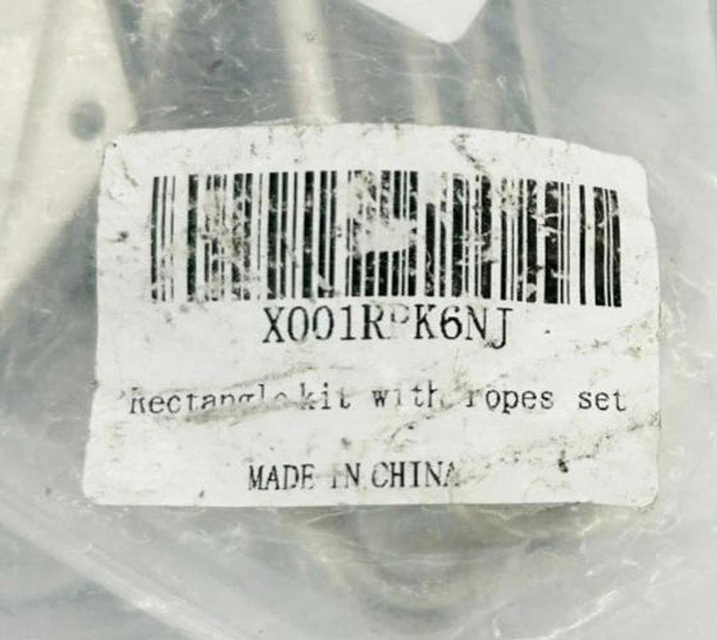 New X001RPK6NJ Rectangle Kit With Ropes Set 6"