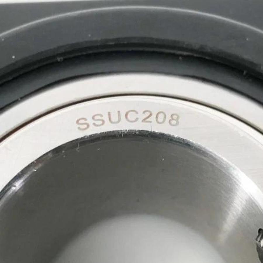 New ZEN F208 Flange Mounted Bearing SSUC208 40mm ID - No Box