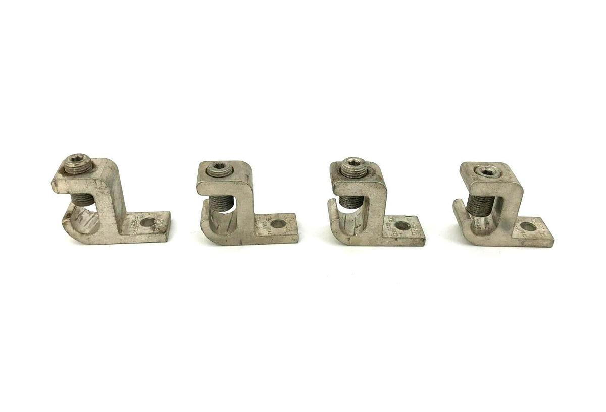 Used Lot of 4 Ilsco G938 Aluminum Ground Lugs Dual Rated 250KCMIL - 6 AWG AL - CU