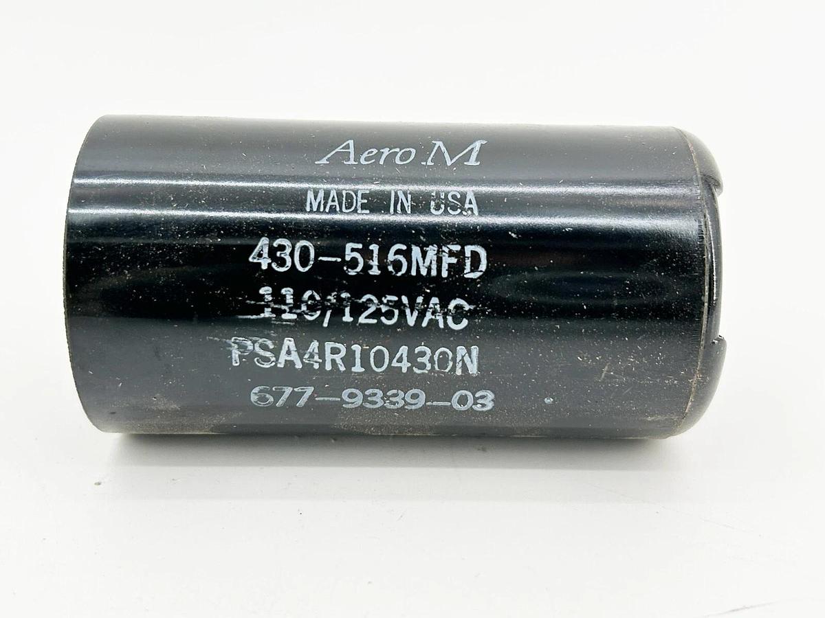 New Lot of 2 Aero M Inc 4X069A AC Capacitor 110/125Vac 530-516MFD