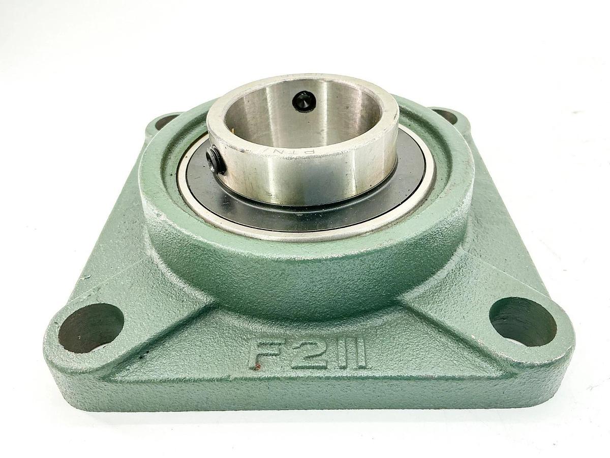 New PTN UCF211 Four Bolt Flange Ball Bearing Unit 55mm Bore - No Box
