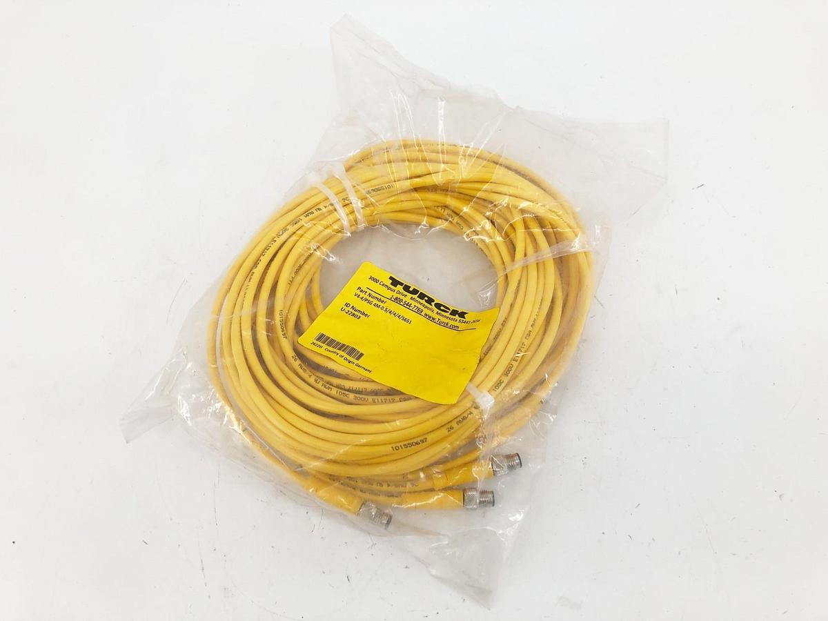 New Turck V4-4/PSG 4M-0.5/4/4/4/S651 Cordset Splitter/Tee M12 Eurofast U-22803