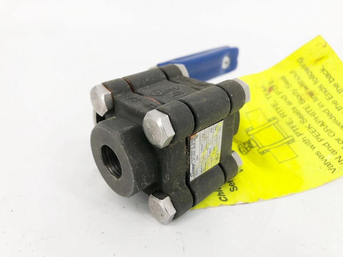 New Chicago Valves 794466XGGSW002 Ball Valve Carbon Steel 1/4" 1960psi - No Box