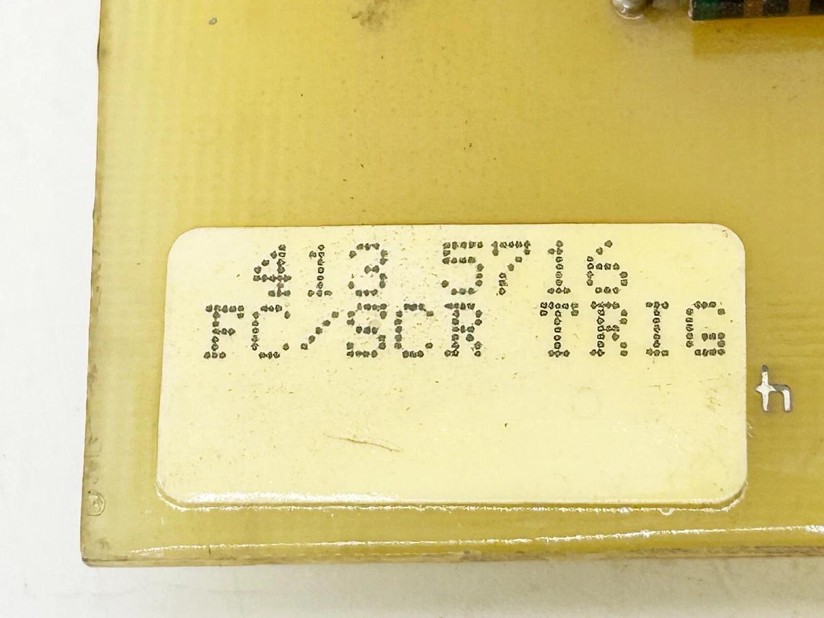 Used LeTourneau 413-5716 FC/SCR Trig Card Rplaces 409-1912