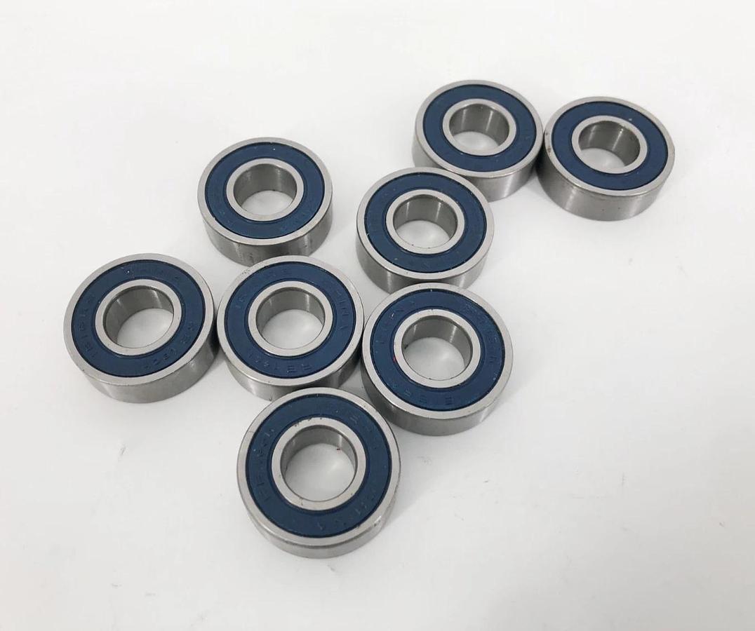 Lot of 8 New RB Tech 1616RS Bearings 1/2" ID 1-1/8" OD 3/8" W 1616-2RS No Box