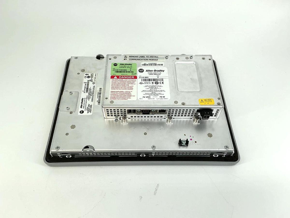 Used Allen Bradley 2711P-T10C4D2 Ser A Panelview Plus 1000 Assem Term 24VDC