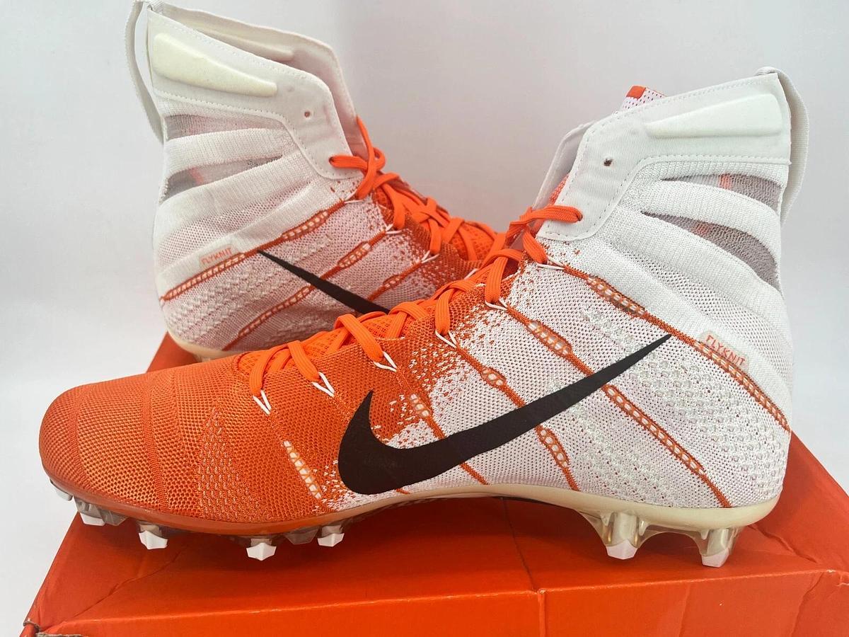 Nike Vapor Untouchable 3 Elite P White/Orange Sz 16 OSU Beavers Football Cleats