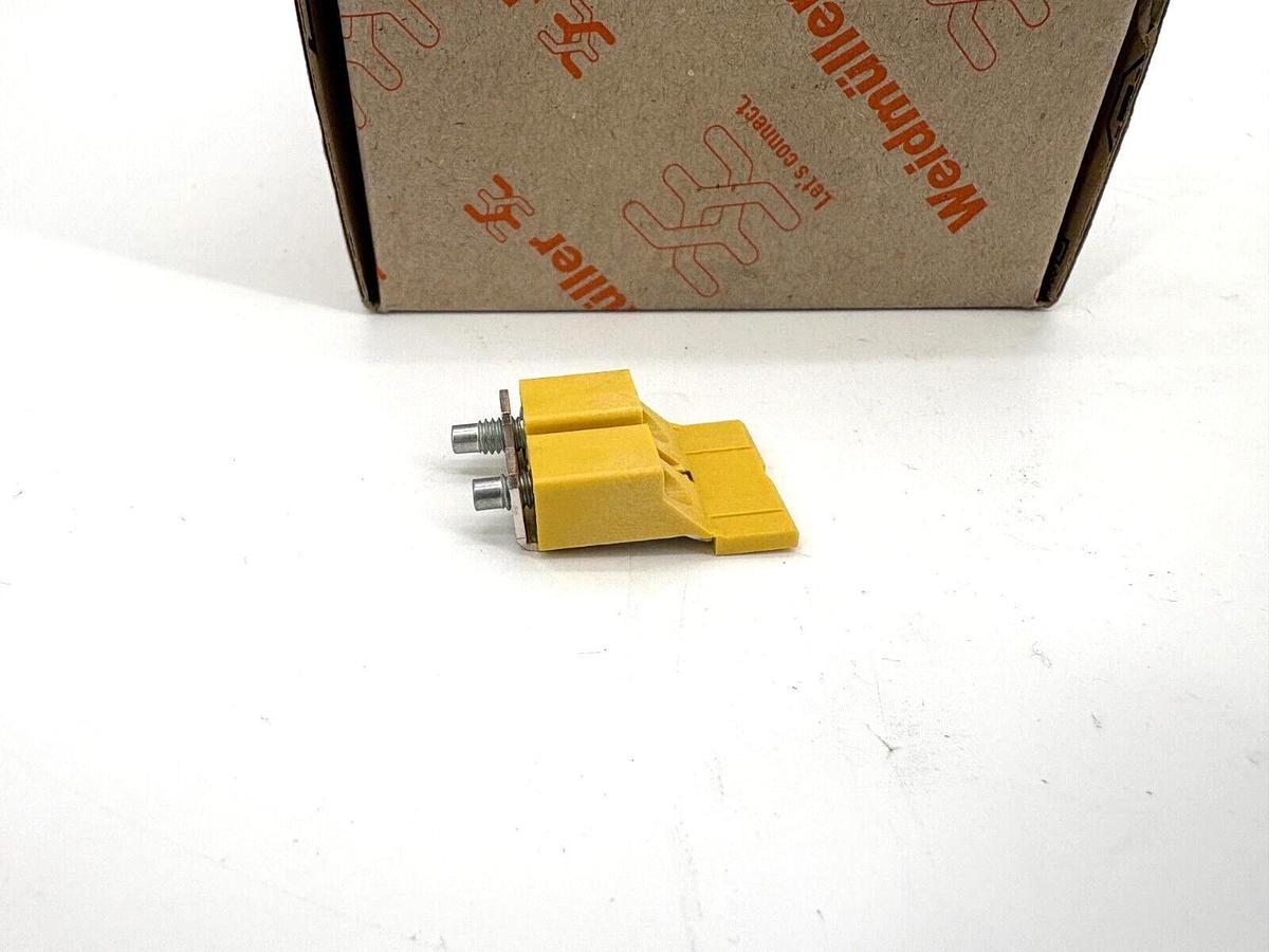 Box of 50 New Weidmuller WQV 16/2 Cross Connector Terminals 2P 101A 1053260000