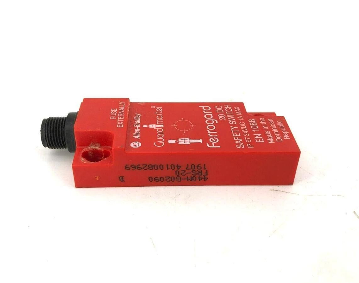 Used Allen Bradley 440N-G02090  Ser. B Ferrogard Safety Switch 24VDC