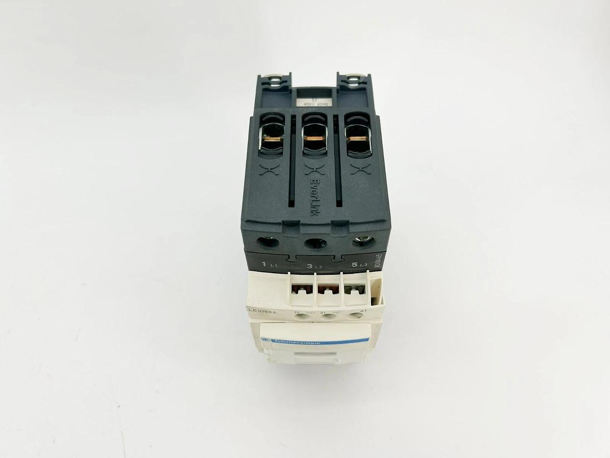 New Schneider Telemecanique LC1D50AT7 Non-Reversing IEC Contactor, 480VAC 3P 50A