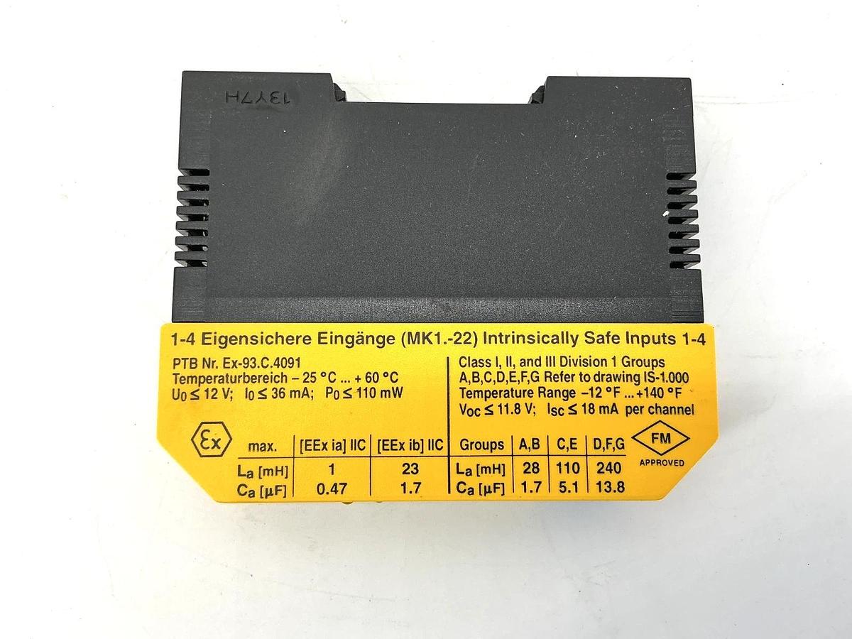 New Turck MK1-22UN-Ex0/24VDC Isolating Switching Amplifier 2-Channel 24VDC