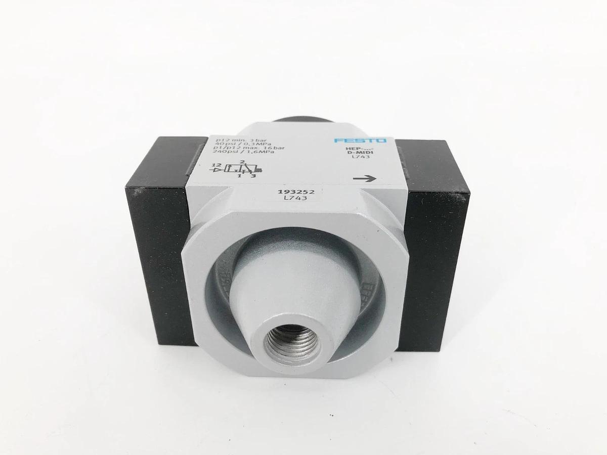 New Festo HEP-1/2-D-MIDI On/ Off Valve 193252 16 bar