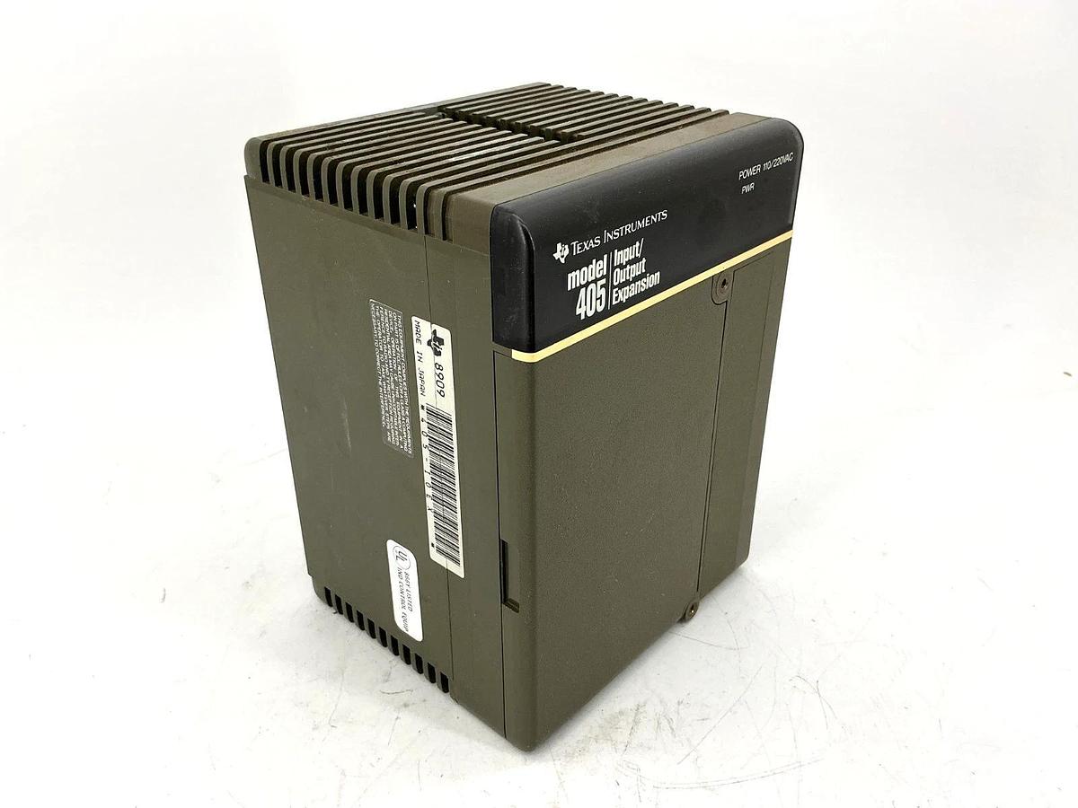 Used Texas Instruments 405-IOEX Input/Output Expansion Module 110/220VAC 405IOEX