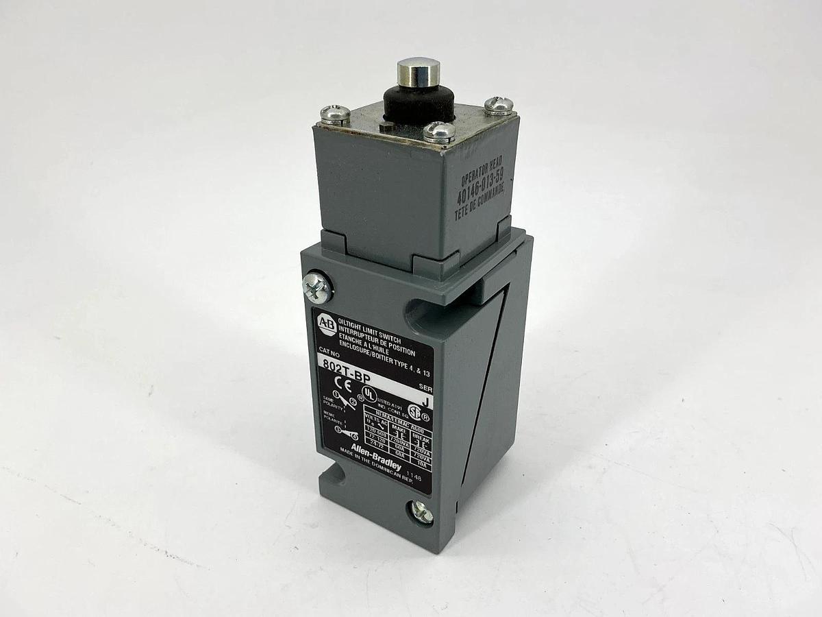 New Allen Bradley 802T-BP Ser J Oiltight Limit Switch 10A 600VAC 802TBP