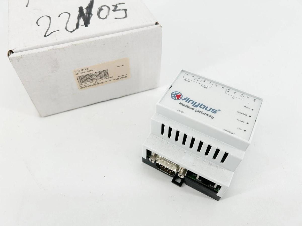 New HMS Network Anybus 0110-1012-02 Modbus Gateway AB7702-B / MB100