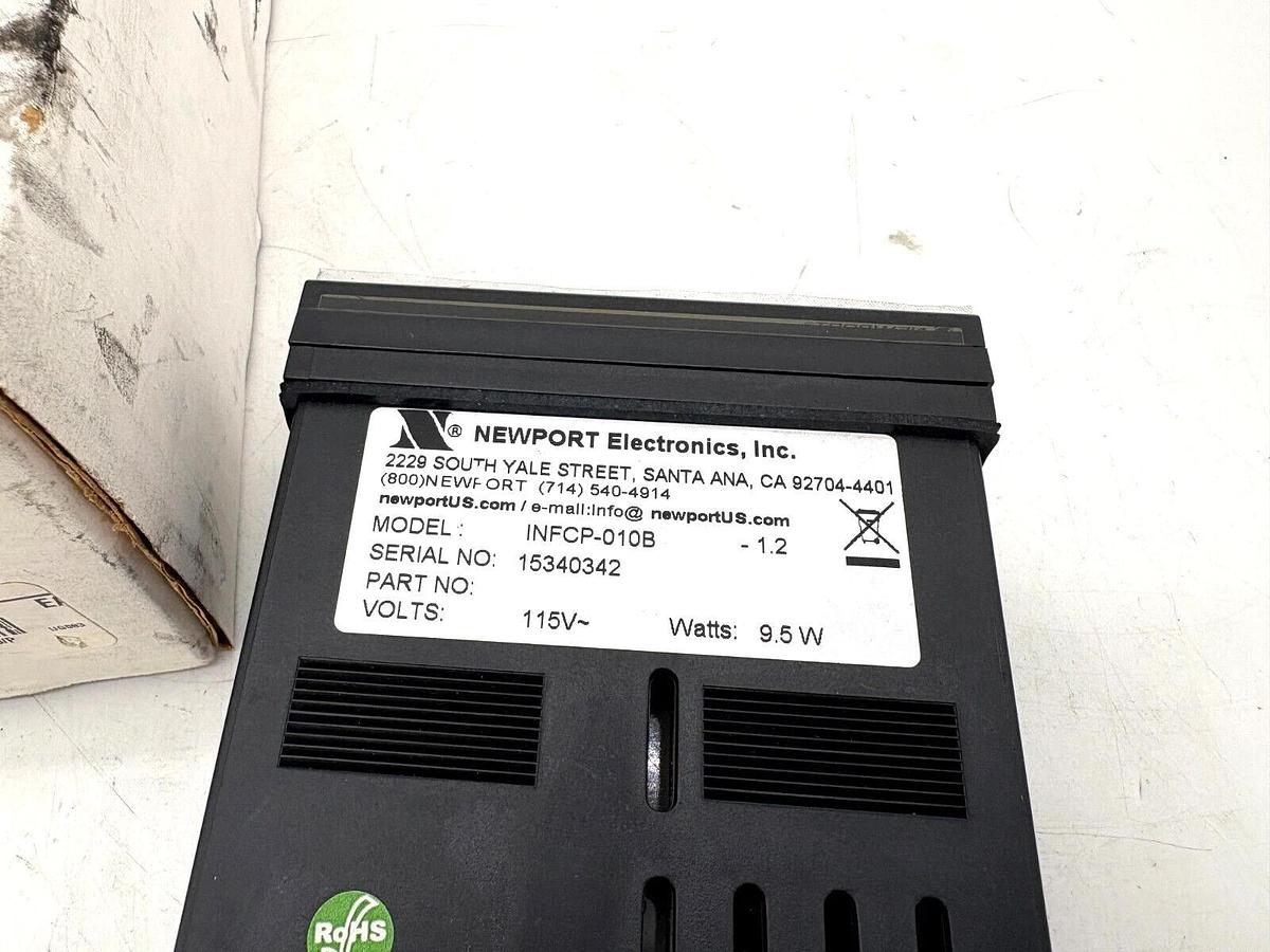 Newport Electronics INFCP-010B Strain Meter Panel Mounted 115V 9.5W