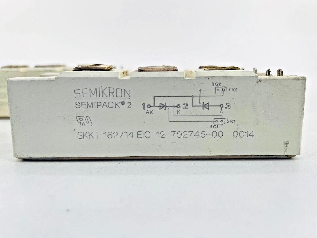 Used Lot of 3 Semikron Semipack 2 12-792745-00 Diode Module SKKT 162/14 EIC