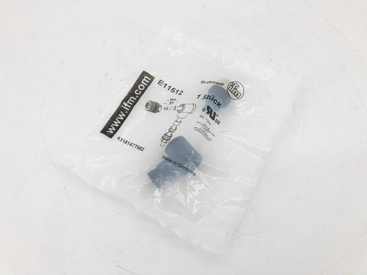 New IFM Efector E11512 Female Wirable Connector 43181477982