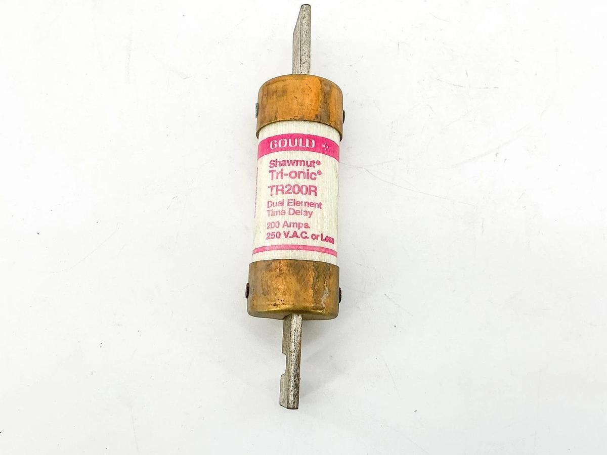 New Gould Shawmut TR200R Time Delay Dual Element Fuse 200A 250V Class RK5
