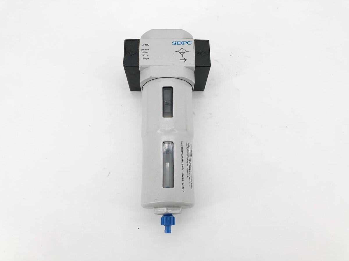 New SDPC DF400 Drain Filter 3/4" 230psi - No Box