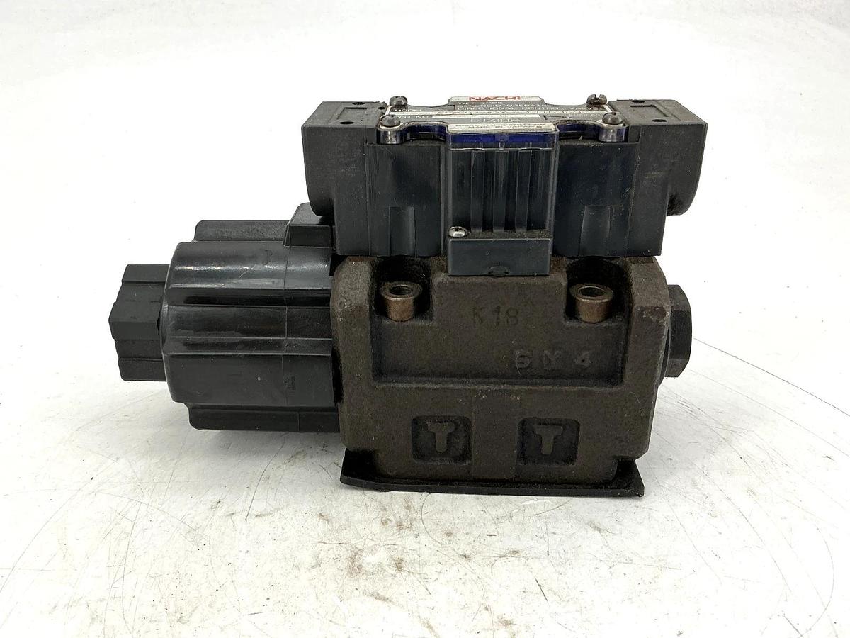 Used Nachi Hydraulics SS-G03-A3X-R-C115-E21 Directional Control Valve Wet Type 4-Way