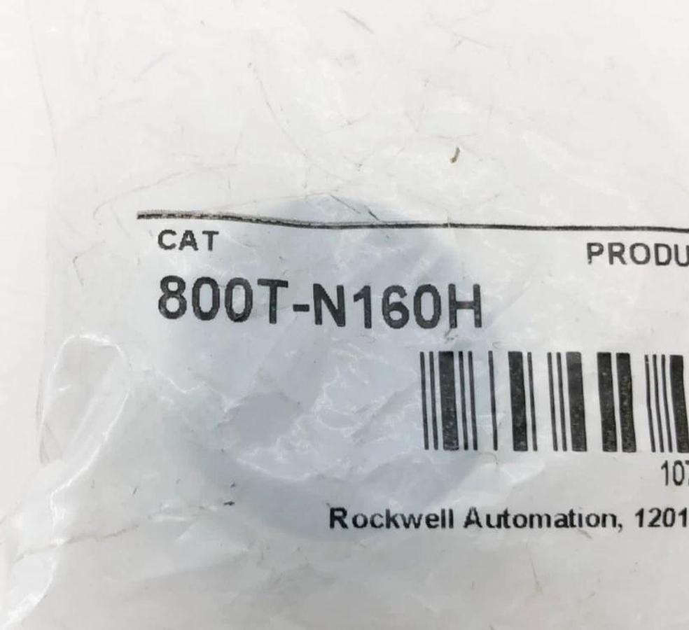 New Allen-Bradley 800T-N160H Ser. A Black Non-Illuminated Push-Pull Cap