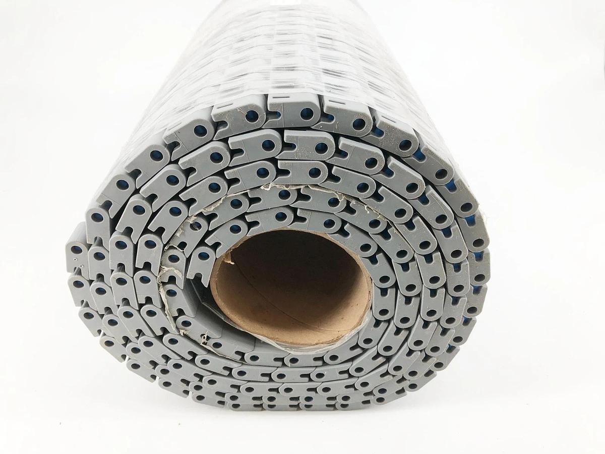 New Intralox 18598 Flat Top Acetal Grey Series 1400 18" W x 8.8 FT. - No Box