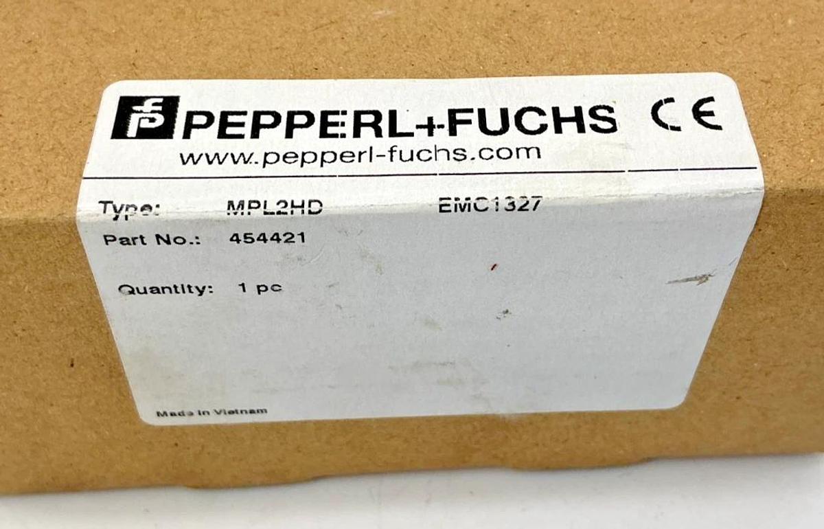 New Pepperl+Fuchs MPL2HD Photoelectric Sensor Retroflective Range 9.1m 454421