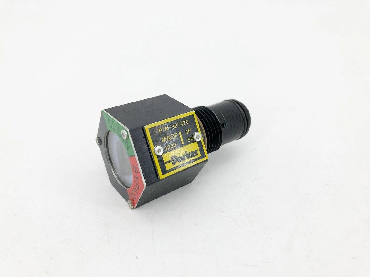 New Parker 927476 Oil Filter Bypass Indicator Gauge - No Box