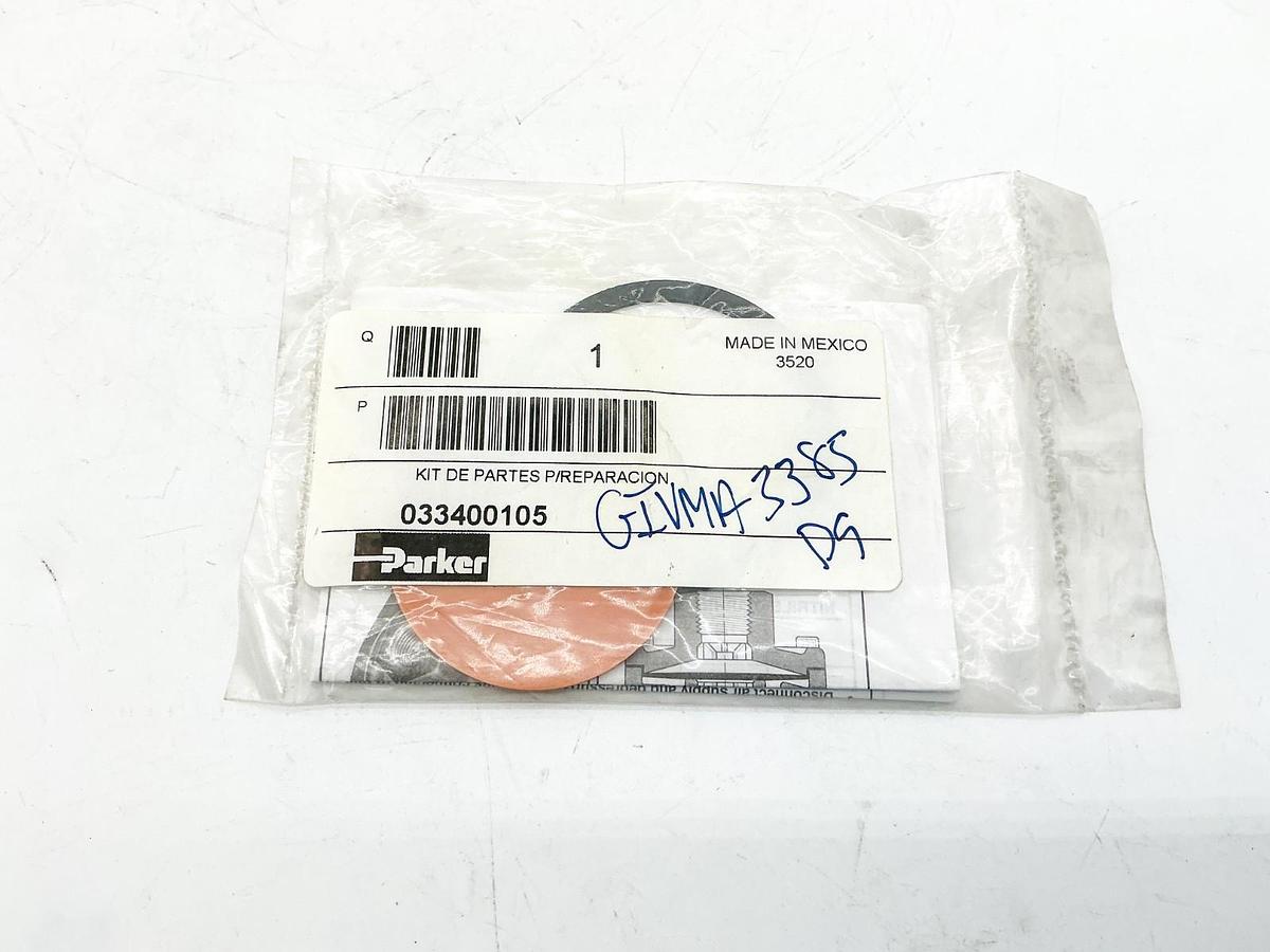New Parker 033400105 Diaphragm and Gasket Repair Kit