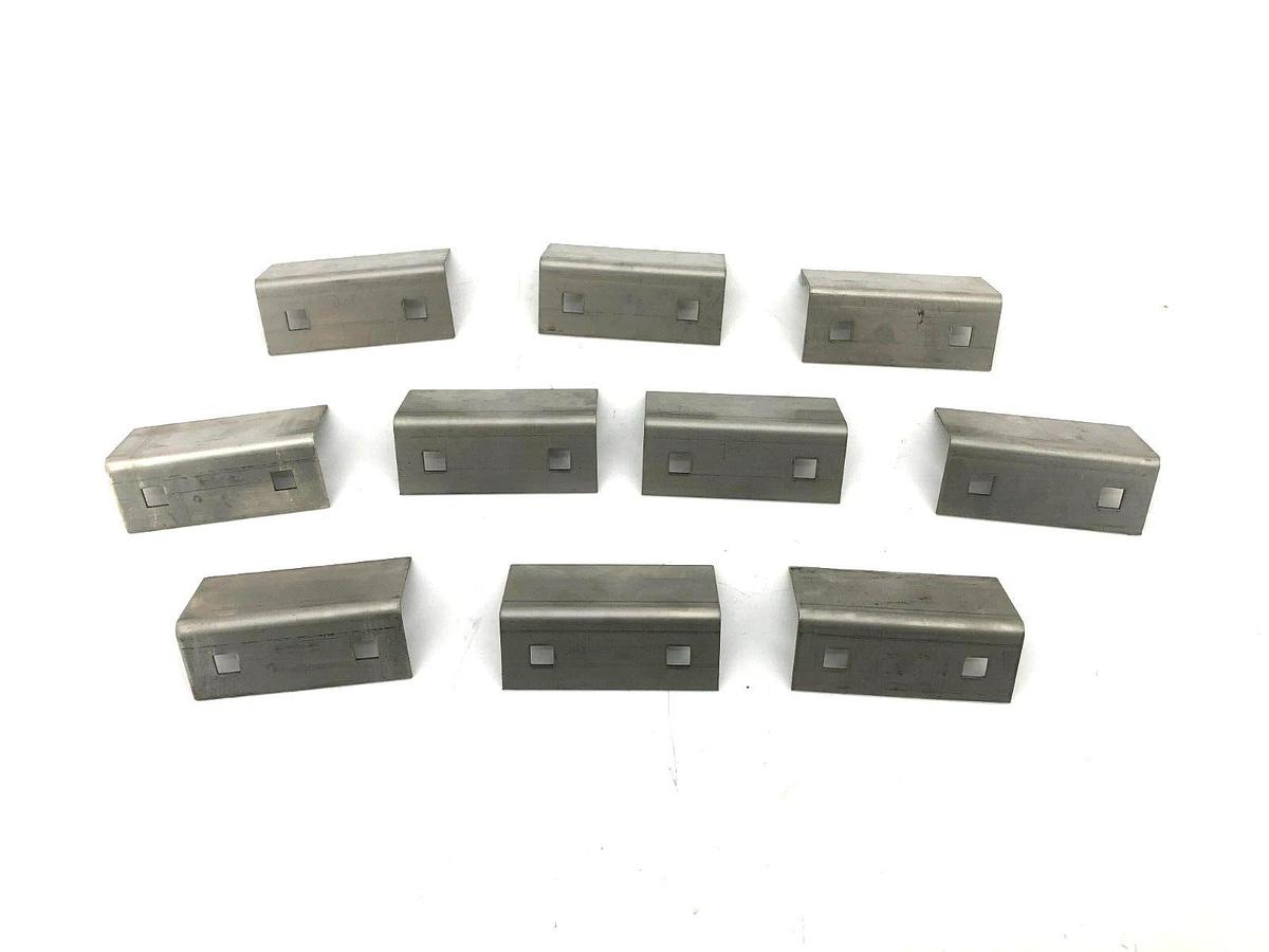 Lot of 10 New Eaton B-Line 9SS6-1584 Blind End Plates 316 Stainless Steel 4"