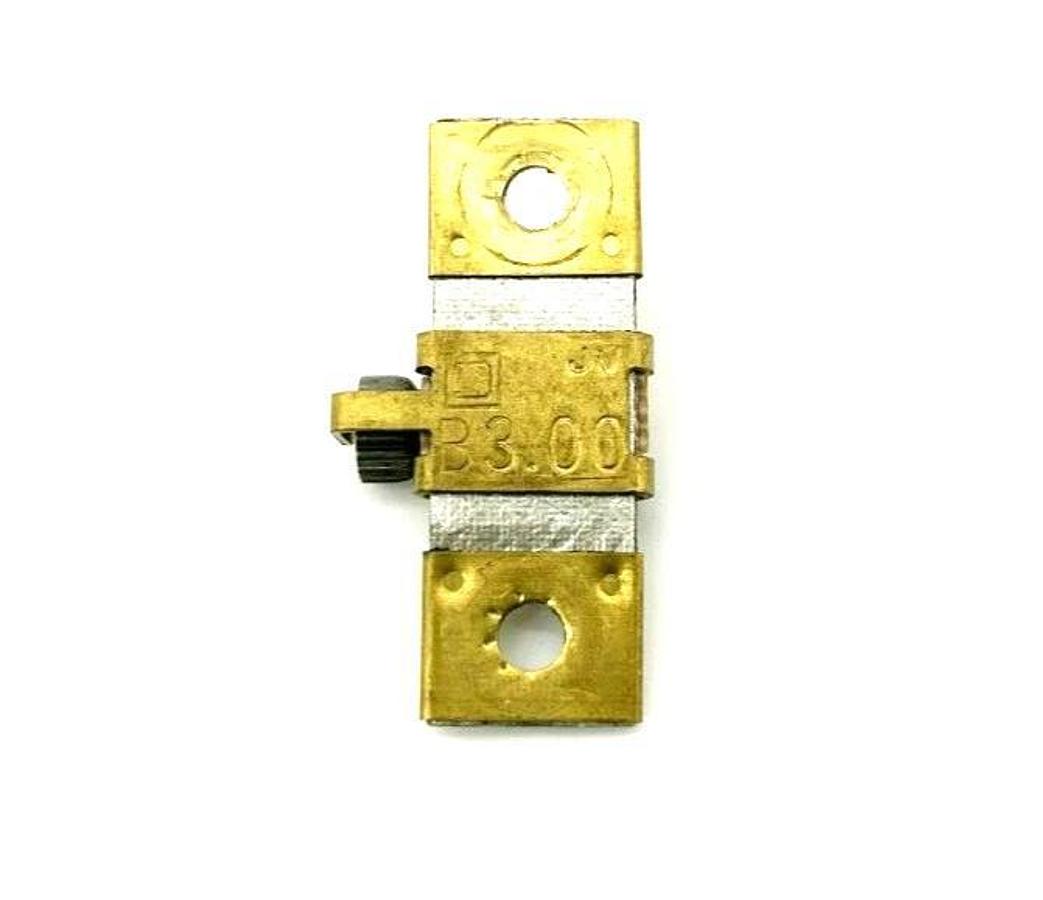 Lot of 3 New Square D B3.00 Heater Overload Relays - No Box