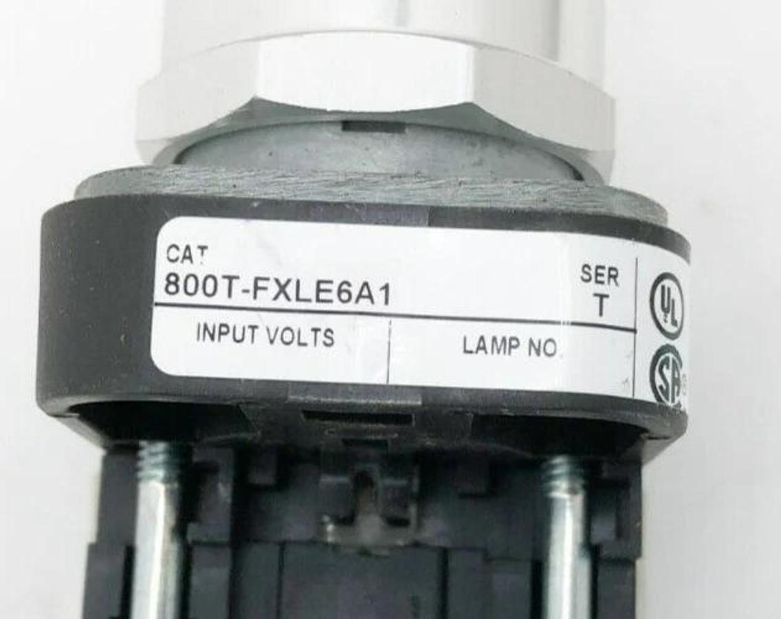 New Allen Bradley 800T-FXLE6A1 Ser. T Push-Pull Device 30mm 2-Position 63mm Red
