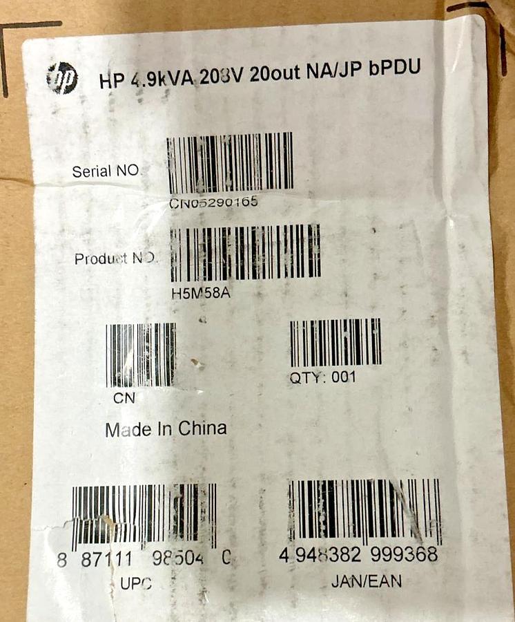 New HP 719884-005 Power Distribution Unit 20-Outlet 4.9kVA 24A 240V HSTNR-P034-2