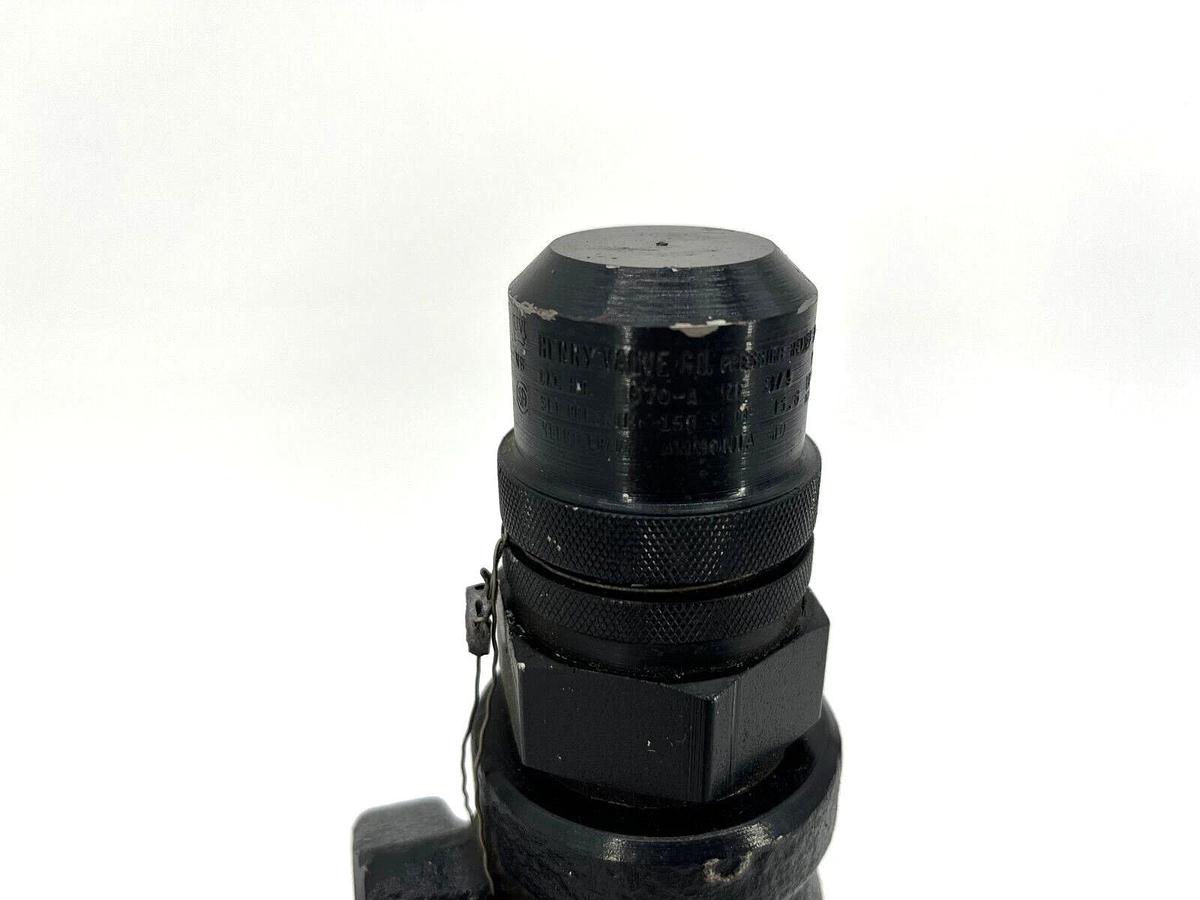 New Henry Valve 570-A 3/4" Ammonia Pressure Relief Valve 150PSI Set Pressure
