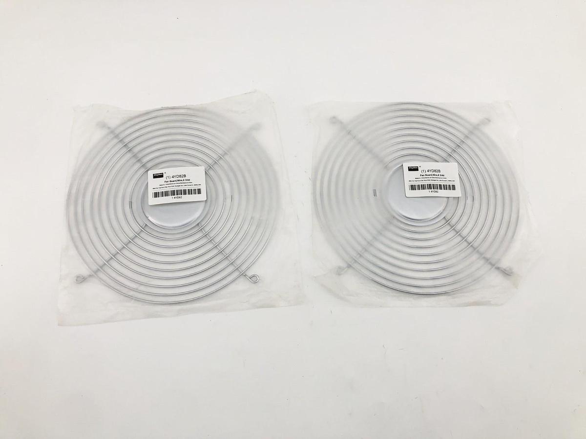 Lot of 2 New Dayton 4YD82B Wire Fan Gaurds 8-3/4"
