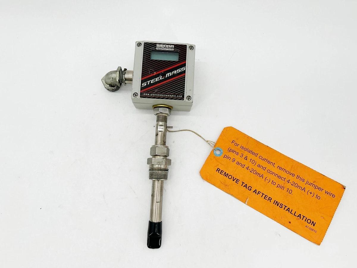 Used Sierra 640S-NAA-L06-M1-EN2-P2-V4-DD-8-MB Mass Flow Meter 30V 500PSIG