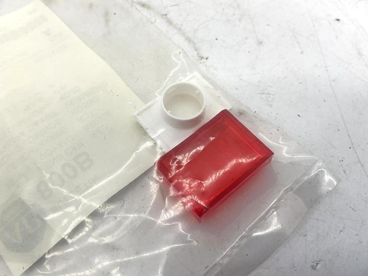 Lot of 4 New Allen Bradley 800B-ALC4 Ser A Lens Cap Red