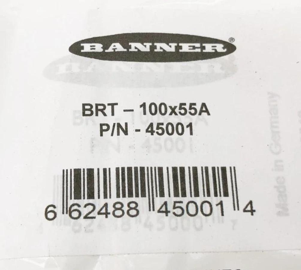 New Banner Engineering 45001 Surface Reflector BRT-100x55A