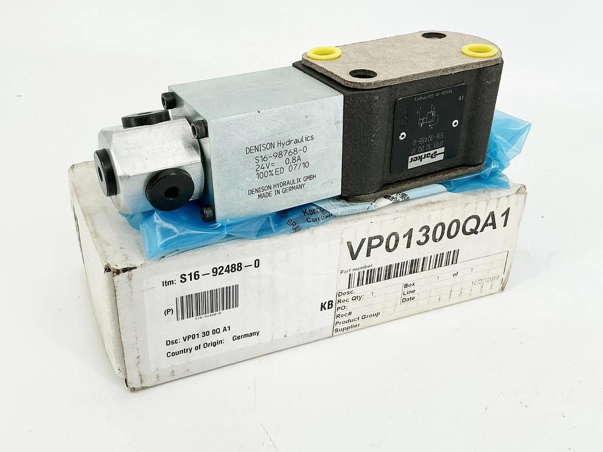 New Parker Denison S16-92488-0 Pressure Relief Valve 24V VP01-30-0Q-A1