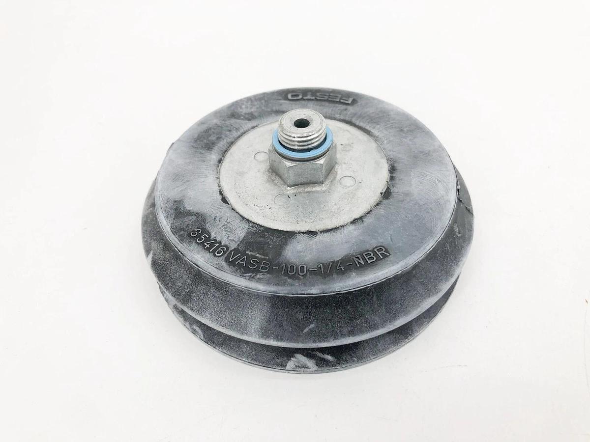 New Festo VASB-100-1/4-NBR Suction Cup 4mm Nominal 100mm Diameter 35416 - No Box
