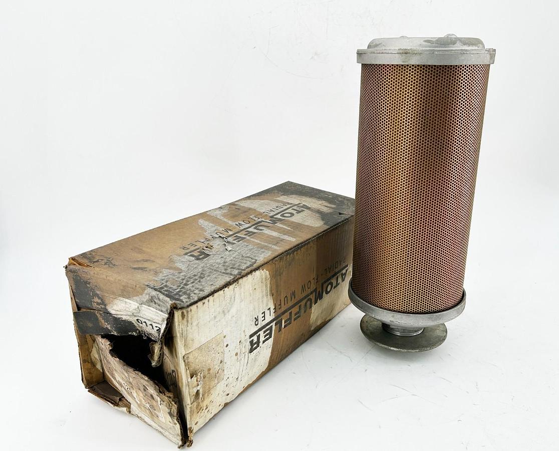 New Alwitco Automuffler Model 15 0112015 1-1/2" NPT Single Chamber Muffler