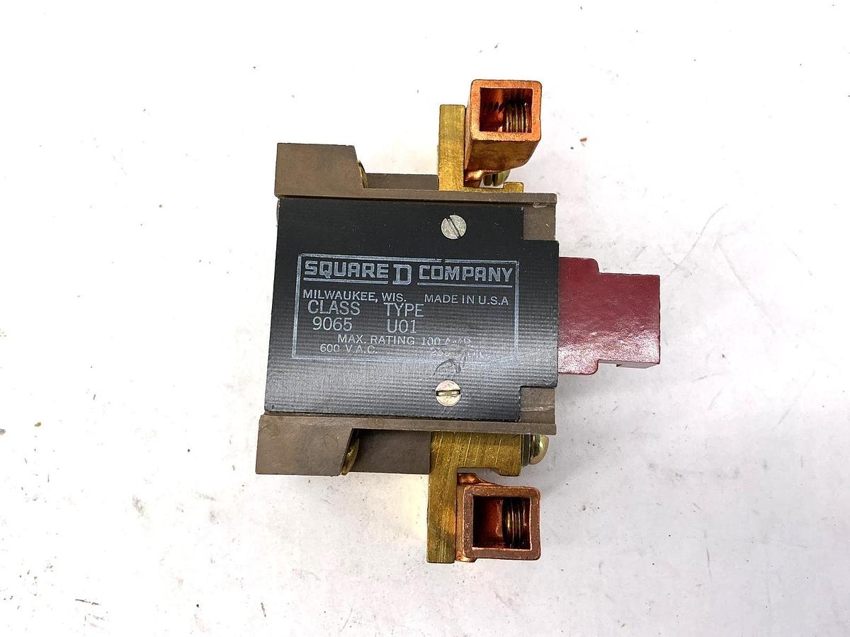 New Square D 9065-UO-1 Thermal Overload Relay Melting Alloy Open Type 100A 600V