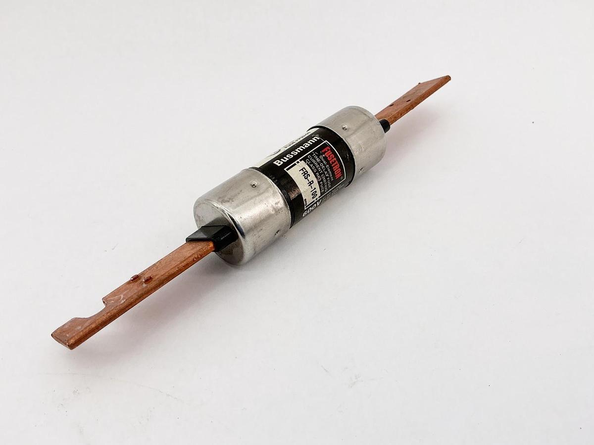 Used Bussmann FRS-R-100 Time-Delay Fuse 100A 600V Class RK5