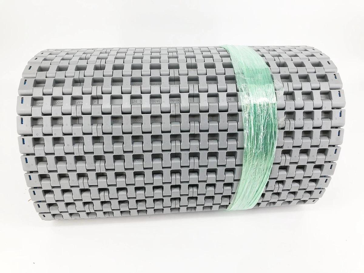 New Intralox 18598 Flat Top Acetal Grey Series 1400 18" W x 10FT. - No Box