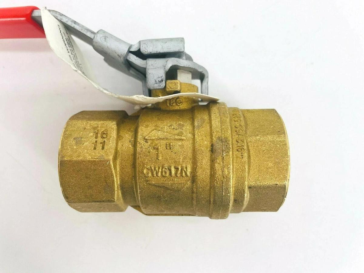 Used New DynaQuip VMH2.A9 1" Brass Body Valve 600CWP PN40 DN25
