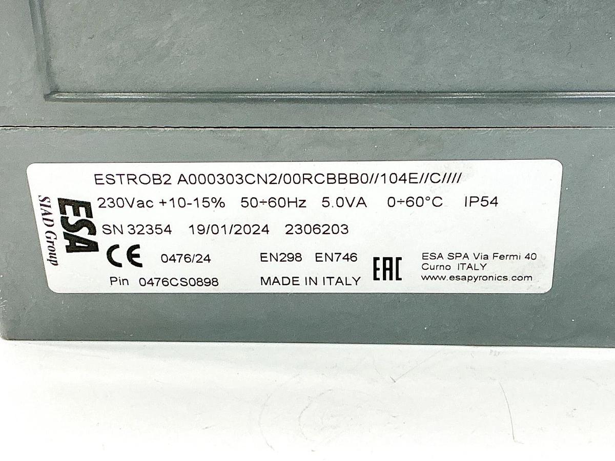 NEW ESA ESTROB2-A000303CN2/00RCBBB0 104E C Burner Control Unit 0476CS0898